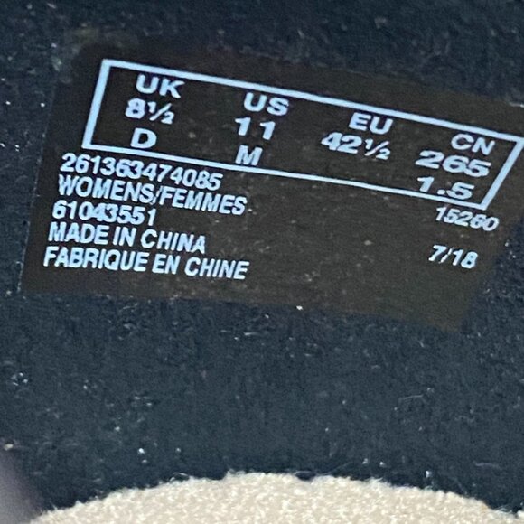 Clark's SZ 11M Womens Black Sashlin Aleta Shoe with Block Heel - Picture 8 of 9